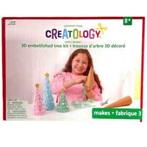 CREATOLOGY 3D Embellished Christmas Tree Kit - Multicolor